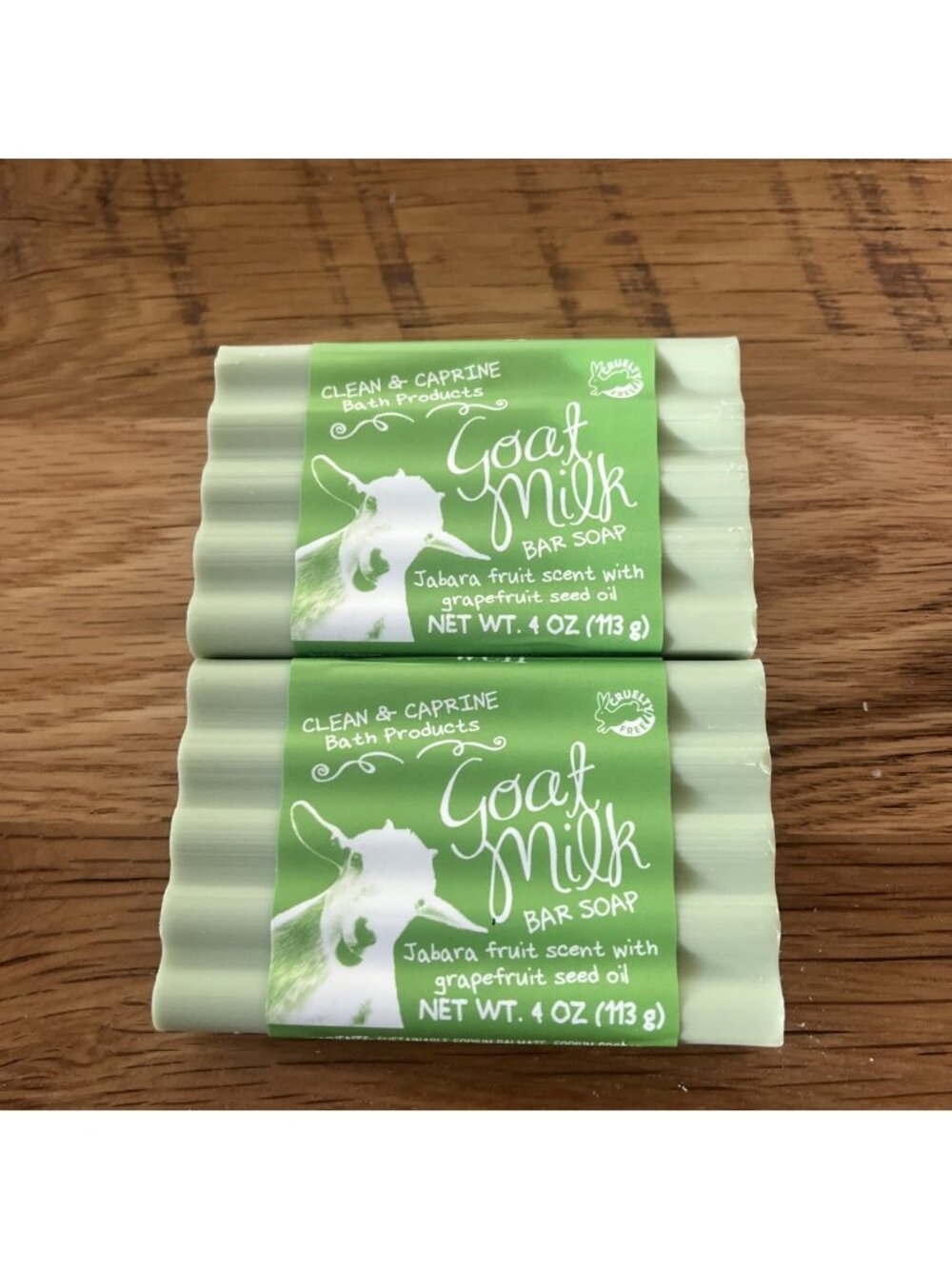 Lot Of 2 Jabara Fruit scent Goat Milk Soap USA Made Simply Be Well